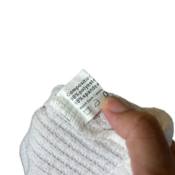 Zaful White Cropped Sweater Size Small‎ - Picture 6 of 6